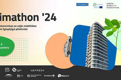 Ikgadējā hakatonā «Climathon» meklēs risinājumus aprites ekonomikas un zaļās mobilitātes izaicinājumiem