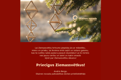 Priecīgus Ziemassvētkus jūsmājās!