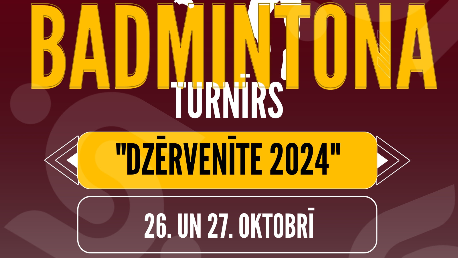 Badmintona turnīrs "Dzērvenīte 2024"