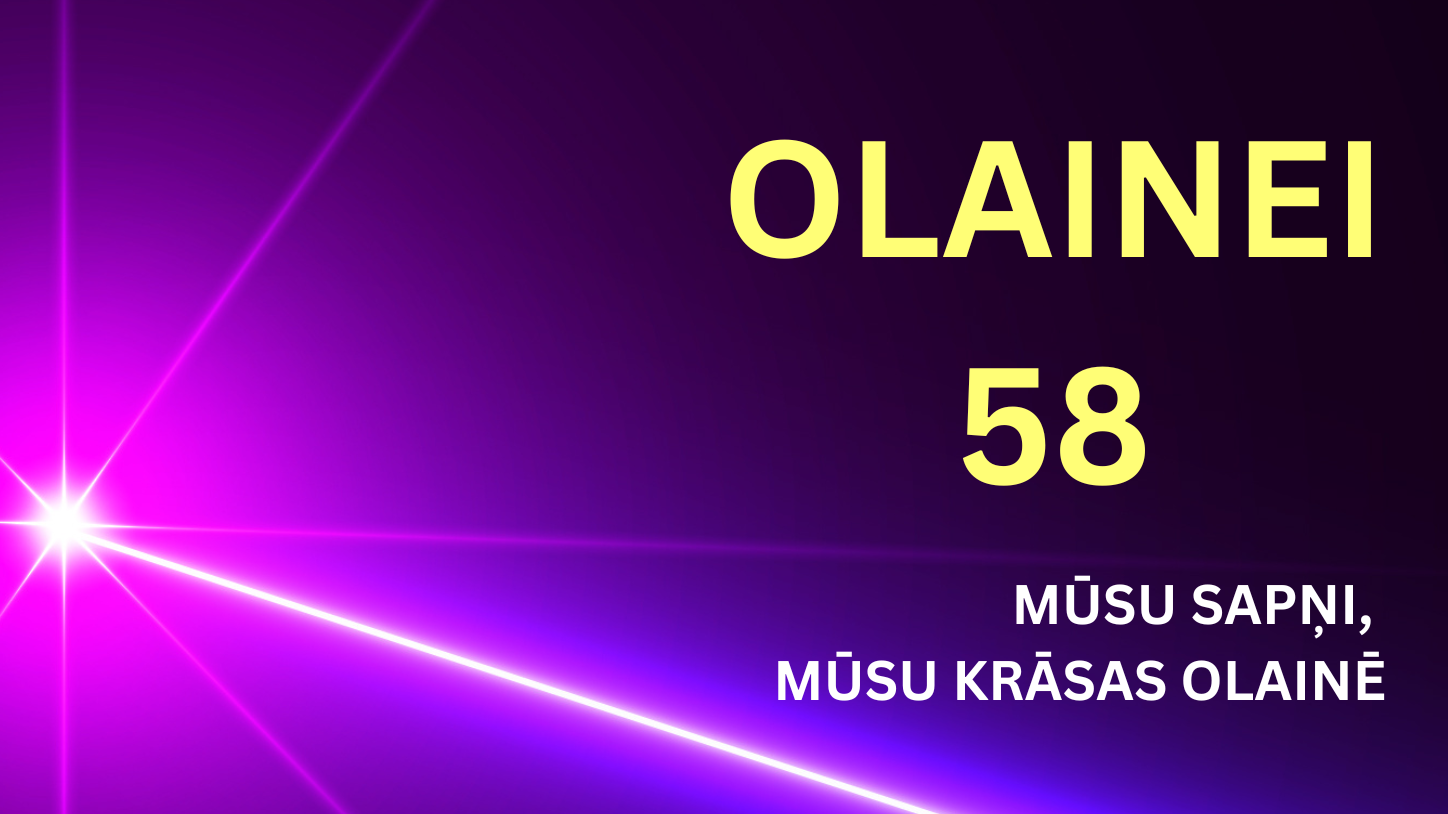 Olainei 58! Aicinām apmeklēt MULTIMEDIĀLU, IZGAISMOTU PASTAIGU TAKU! 