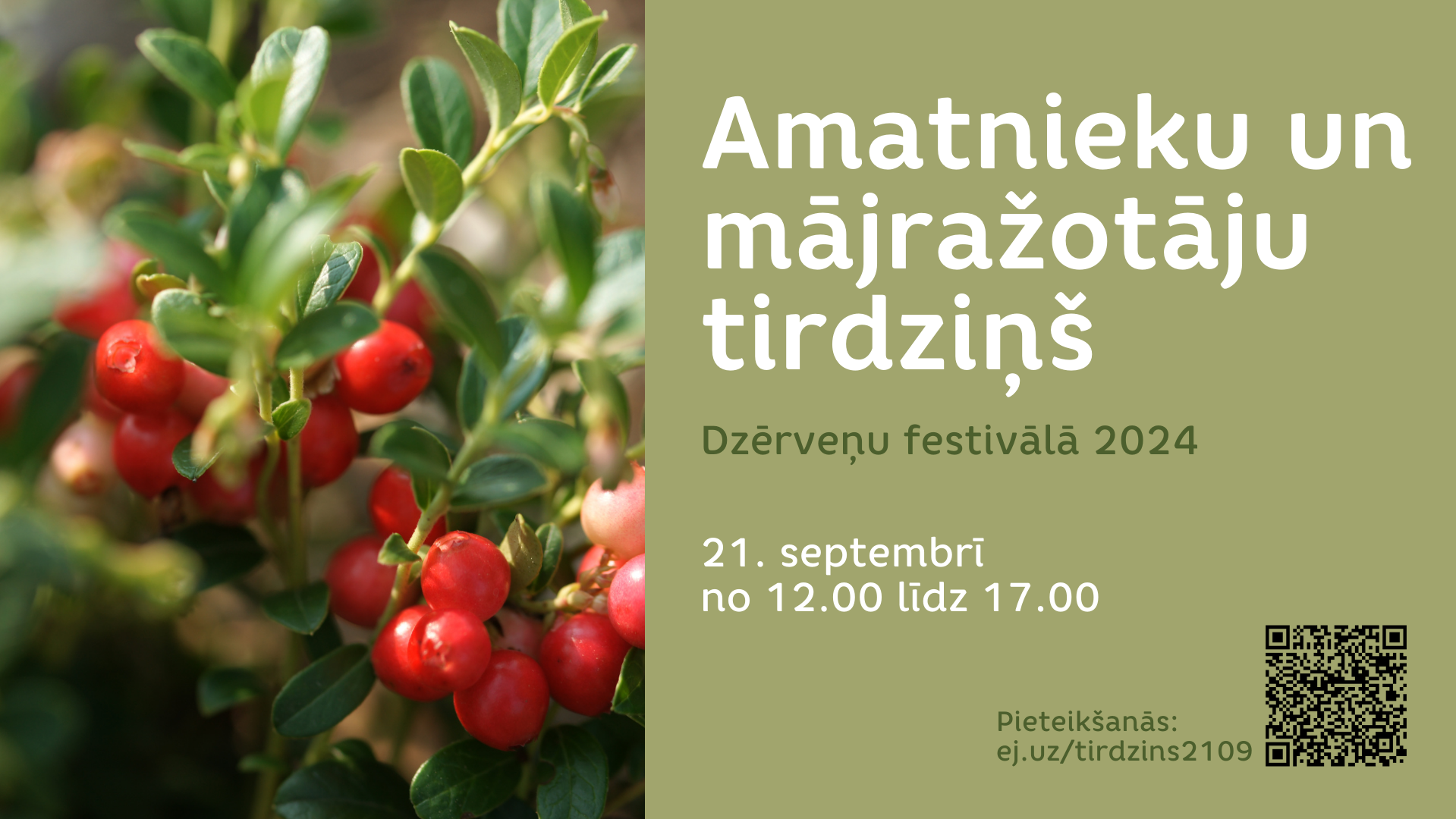 Amatnieku un mājražotāju tirdziņš Dzērveņu festivālā