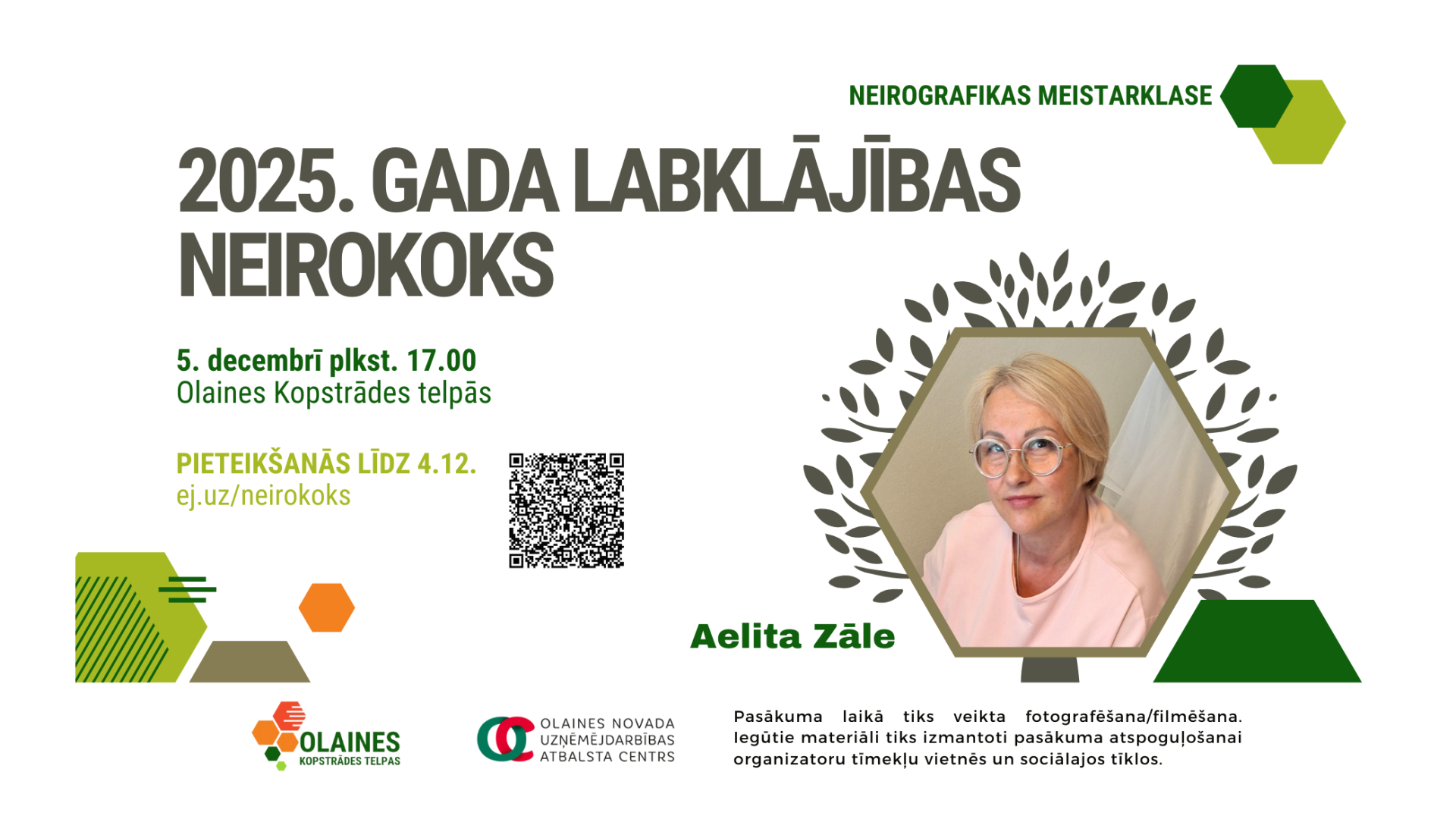 Neirografikas meistarklase - "2025. GADA LABKLĀJĪBAS NEIROKOKS".