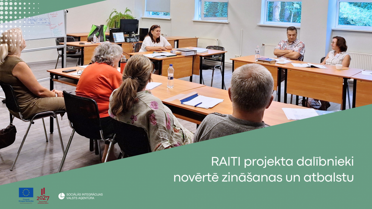 RAITI projekta dalībnieki novērtē mācību organizāciju un iegūtās zināšanas no jomas profesionāļiem